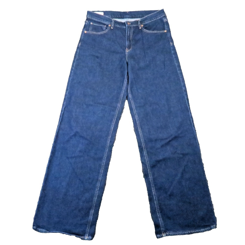 GAP 90s Loose Mid Rise Jeans 12T Blue‎ Dark Wash Wide Leg Y2K 90s Baggy Skater